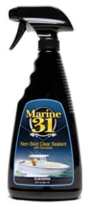 marine 31 non-skid clear sealant with carnauba - 20 oz. spray bottle - marine & boat non-skid clear sealant with carnauba