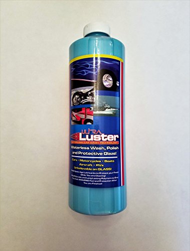 Ultra Luster Waterless Car Wash Cleans, Seals, Polishes and Protects All Paint and Glass in One Step. Simply Spray, Wipe and Buff for a Brilliant, Longlasting Shine