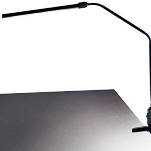 Lavish Home, Black 72-L092-B Contemporary Clamp LED Desk Lamp, (41"), 1.325 Inches x 3.325 inches x 41 inches