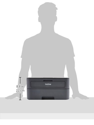 Brother HL-L2340DW Compact Laser Printer, Monochrome, Wireless Connectivity, Two-Sided Printing, Mobile Device Printing, Amazon Dash Replenishment Ready