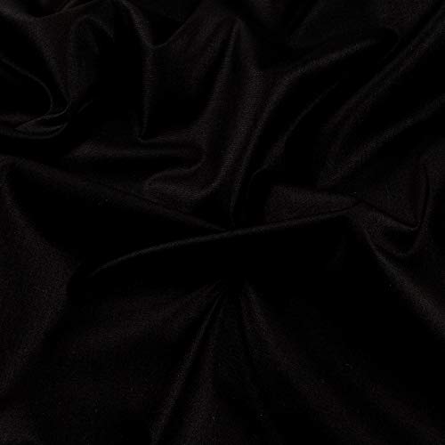 Cotton + Steel Supreme Solids Black, Fabric by the Yard