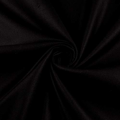 Cotton + Steel Supreme Solids Black, Fabric by the Yard