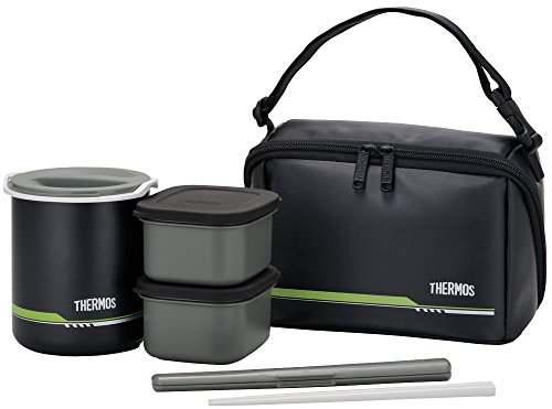 Thermos DBQ-502 MTBK Thermal Lunch Box, Approx. 1 Cup, Matte Black