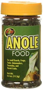 zoo med anole food for small lizards, 0.4 ounce bottle