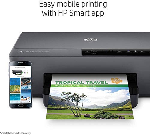 HP OfficeJet Pro 6230 Wireless Color Printer, Works with Alexa (E3E03A)