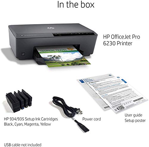 HP OfficeJet Pro 6230 Wireless Color Printer, Works with Alexa (E3E03A)