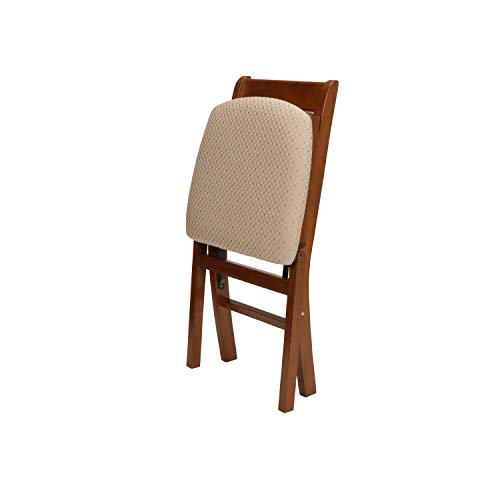 Stakmore Lattice Back Folding Chair Finish, Set of 2, Fruitwood