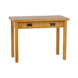 stakmore traditional expanding table finish, oak