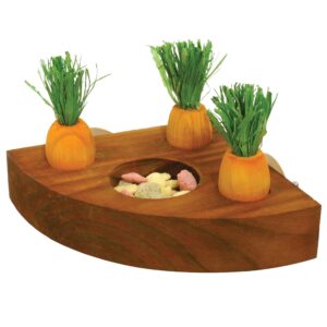 carrot toy 'n' treat holder - hamster & small animal toy