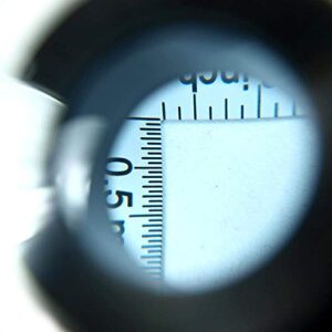 10X Handheld LED Optical Glass Magnifier with Scale Magnifying Jewelry Loupe