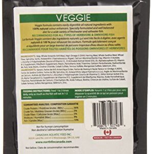 Northfin Veggie Formula, 3 mm, Sinking Pellets, 100 g