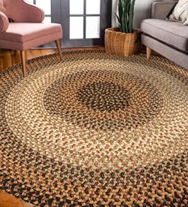 rri home decor eastport area rug, 6 foot, taupetone