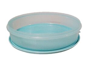 tupperware round container 12" light grey seal
