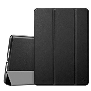 fintie case for ipad air 2 9.7" - [slimshell] ultra lightweight stand smart protective case cover with auto sleep/wake feature for ipad air 2, black