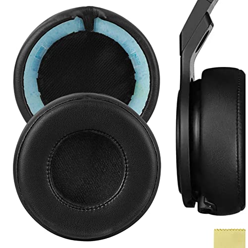 Geekria QuickFit Replacement Ear Pads for Monster Beats Pro Detox Headphones Ear Cushions, Headset Earpads, Ear Cups Repair Parts (Black)