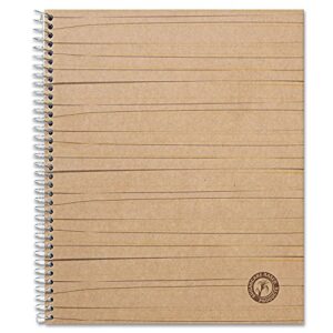 universal sugarcane based notebook, college rule, 11 x 8-1/2, white, 100 sheets/pad
