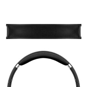 geekria protein leather headband pad compatible with studio 1.0, headphones replacement band, headset head cushion cover repair part (black)