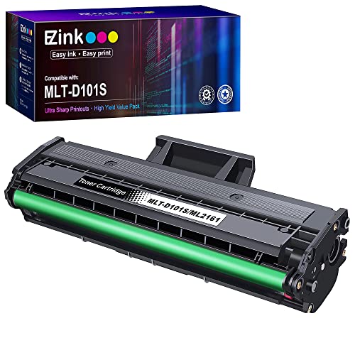 E-Z Ink (TM Compatible Toner Cartridge Replacement for Samsung MLT-D101S 101S MLTD101S to use with ML-2166W ML-2160 ML-2165 SCX-3405W ML-2165W SCX-3405FW SCX-3400 SCX-3401FH SF-760P Printer (1 Black)