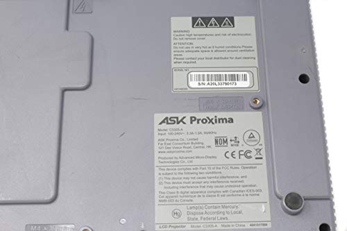 ASK Proxima C3305-A XGA LCD Projector