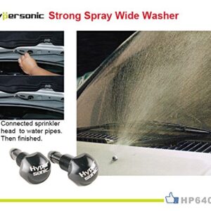 Hypersonic Universal Car Windshield Washer Sprayer 2Pcs Vehicle Nozzle