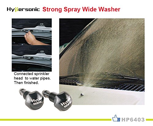 Hypersonic Universal Car Windshield Washer Sprayer 2Pcs Vehicle Nozzle