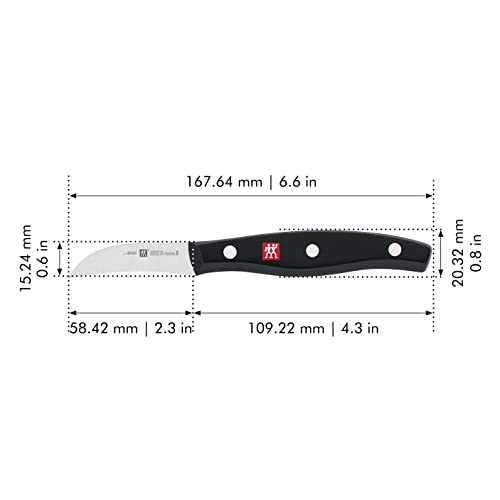 ZWILLING Twin Signature 2.75-inch Bird's Beak Peeling German Knife, Razor-Sharp, Made in Company-Owned German Factory with Special Formula Steel perfected for almost 300 Years, Dishwasher Safe