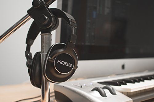 Koss Pro4S Full Size Studio Headphones, Black with Silver Trim