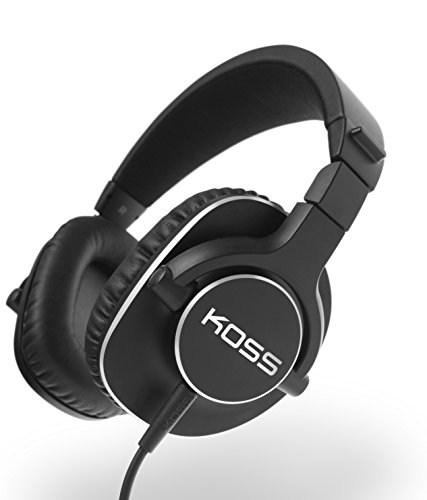 Koss Pro4S Full Size Studio Headphones, Black with Silver Trim