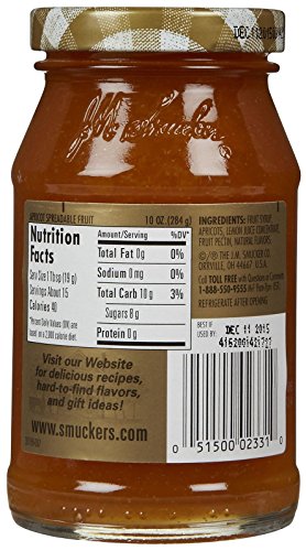 Smucker's Simply Fruit Spread - Apricot - 10 oz - 2 ct