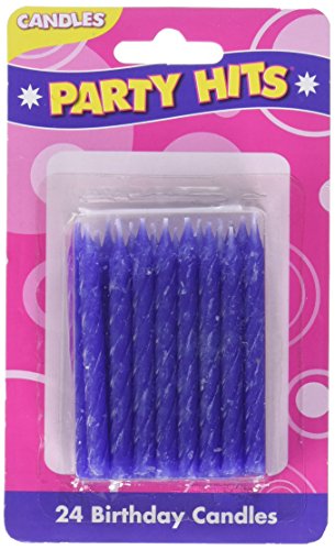 Oasis Supply Spiral Birthday Candles, 2.25-Inch, Purple