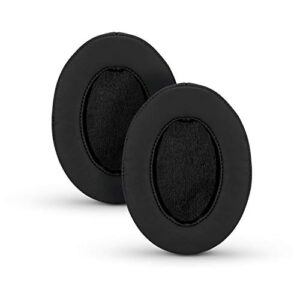 brainwavz replacement earpads for ath m50x, m50bt, steelseries arctis, pro wireless & stealth 600, hyperx cloud, akg, shure, philips & many more headphones, memory foam ear pad cushions, black oval