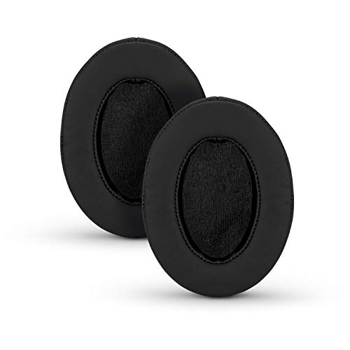 Brainwavz Replacement Earpads for ATH M50X, M50BT, Steelseries Arctis, Pro Wireless & Stealth 600, HyperX Cloud, AKG, SHURE, Philips & Many More Headphones, Memory Foam Ear Pad Cushions, Black Oval