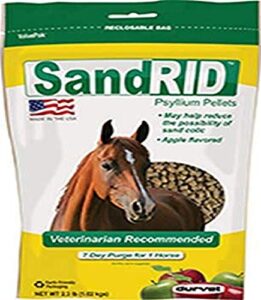 durvet/equine 699696 sandrid psyllium pellets value pack for equine, 2.3 lb