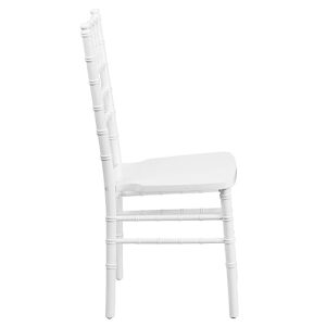 Flash Furniture HERCULES Series White Wood Chiavari Chair