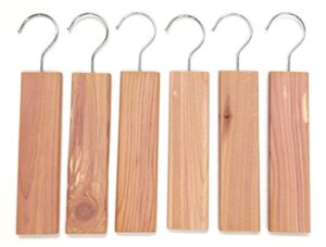 cedar elements closet storage accessories (cedar hanging blocks 6/pk)
