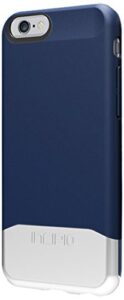 incipio iphone 6 edge chrome case - retail packaging - blue/silver