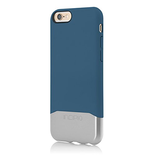 Incipio iPhone 6 Edge Chrome Case - Retail Packaging - Blue/Silver