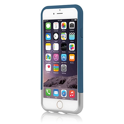 Incipio iPhone 6 Edge Chrome Case - Retail Packaging - Blue/Silver