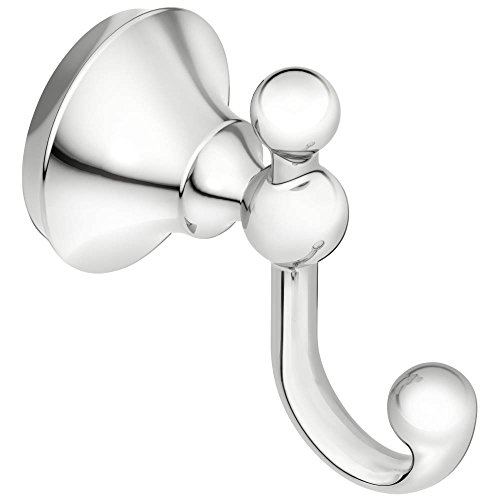 Moen YB5203CH Wynford Robe Hook, Chrome