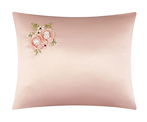 Chic Home Rosetta 5-Piece Comforter Set, Queen, Pink