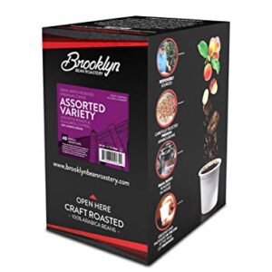 Brooklyn Beans Assorted Coffee Variety Pack Single-Cup coffee for Keurig K-Cup Brewers, 40 Count