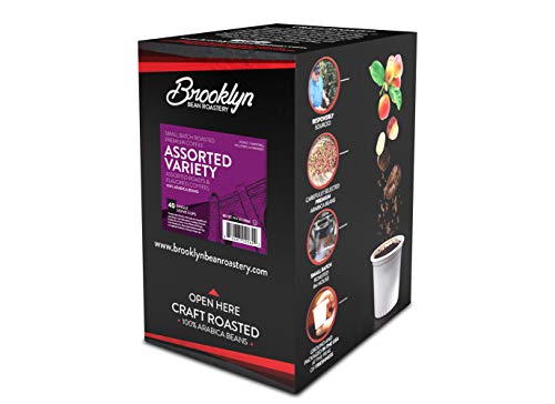 Brooklyn Beans Assorted Coffee Variety Pack Single-Cup coffee for Keurig K-Cup Brewers, 40 Count