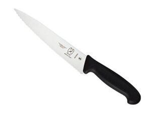 mercer culinary m23830 millennia black handle, 7.5-inch wavy edge, chef's knife