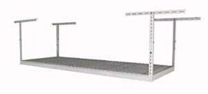 monsterrax-3x8 overhead garage storage rack (white, 24"-45")