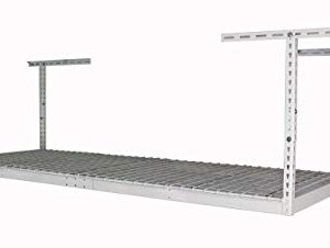 MonsterRax-3x8 Overhead Garage Storage Rack (White, 24"-45")