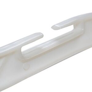 NAHANCO 1505 Plastic Dress Hanger, Middle Heavy Weight, 17", White (Pack of 100)