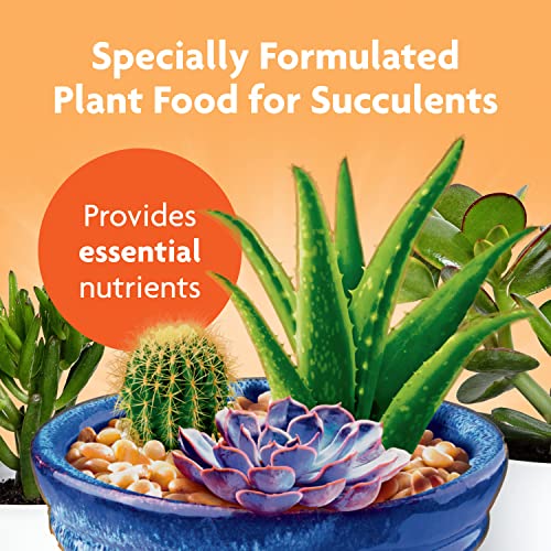 Miracle-Gro Succulent Plant Food, 8 Oz., For Succulents including Cacti, Jade, And Aloe, 1 Pack