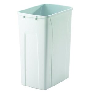 knape & vogt qt35pb-wh replacement trash can, 17.5" by 14.25" by 9.32"