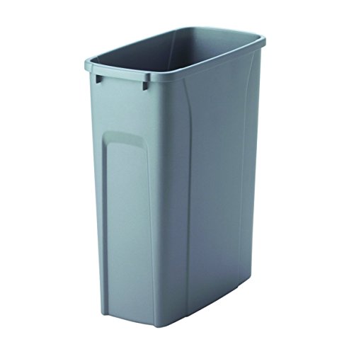 Knape & Vogt QT27PB-PT Replacement Trash Can, 17.81-Inch by 10.65-Inch by 10.65-Inch