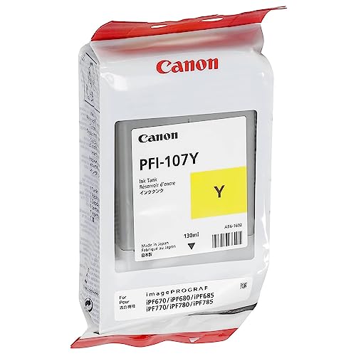 Canon PFI-107Y Ink Cartridge - Yellow